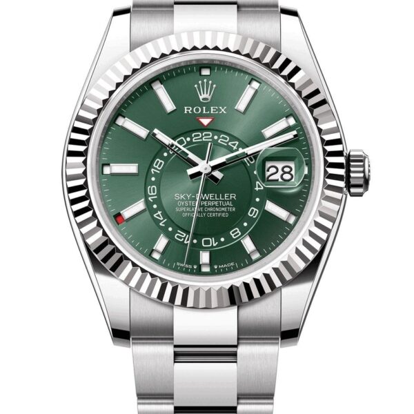 Rolex Sky Dweller Green Dial 326934 0001 For Gents
