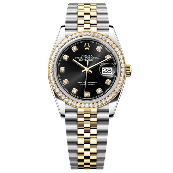 Rolex Datejust Yellow Gold m126283rbr-0007 For Lady