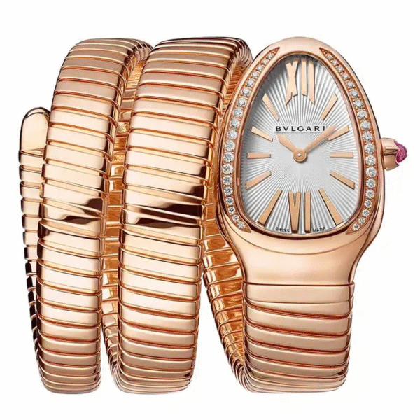 Bvlgari Serpenti Tubogas Watch Rose Gold 103905 for Ladies